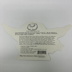 Vintage Gold American Eagle Truck Car Window Large Decor Decal Patriotic USA