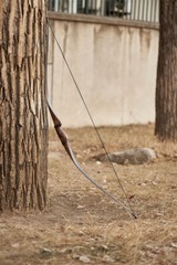 54″ Archery Wooden Bow 20-70lb Traditional Longbow Recurve Bow Hunting Target