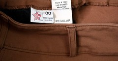 Tailored Sportsman Trophy Hunter breeches, sock/ mid/ front Mink brown 30R