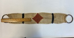Vintage Mohair Wool Horse Saddle Cinch Girth Western Tack Diamond Pony