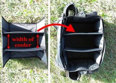 Disc Golf Cooler Bag with Removable cooler – Backpack straps – Shoulder Strap