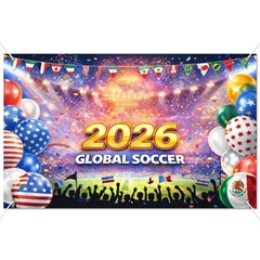 World Cup Banner International Soccer Event Party Decorations Soccer Stadium Bac