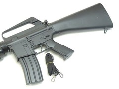 Used Airsoft Gun Rifle Spring Powered BBTac M16A2 Full Size