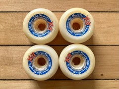 NOS One Set Of White Powell Peralta Skateboards Rat Bones Wheels 59mm 97a