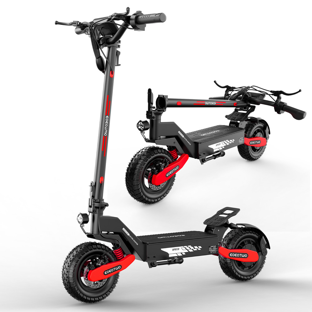 1200W Off-road Electric Scooter for Adult 30MPH 25Miles 48V 13AH Fast E-Scooter