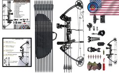 Complete Compound Bow Package: 0-70 lbs Draw Weight for All Skill Levels