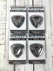 4 packs Muzzy 3 BLADE Trocar 100 Grain Archery Hunting Fixed Broadhead