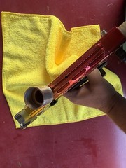 32 Degrees Mechanical Auto Cocker Paintball Gun Marker Sunset Fade￼