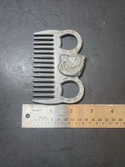 Vintage Horse Mane & Tail Metal/ Aluminum Alloy Horse Hair Comb made in Japan