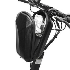 Black E Scooter Handlebar Bag – Secure – Waterproof – Hard Shell