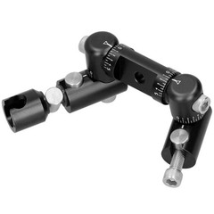 ˜(Black)Double Side V Bar Archery Rod Stabilizer Adjustable Quick Disconnect
