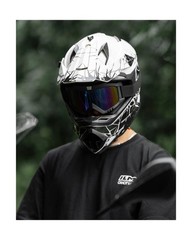ILM Adult Dirt Bike Helmets Men Women Motocross ATV Off Road Helmet with Gogg…