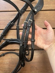 Artemis Infinity Dressage Bridle – Black, Full, EUC