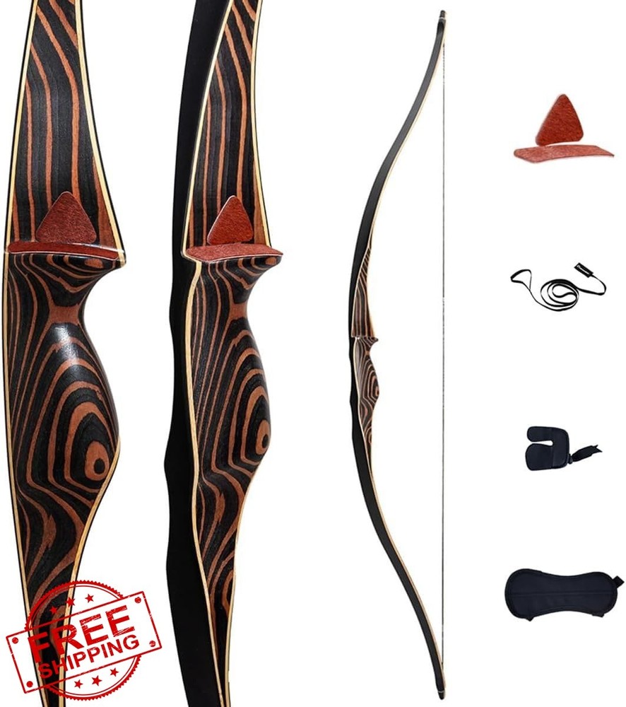 Deerseeker Archery Bow 54″ RH 55lb Black