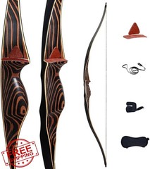 Deerseeker Archery Bow 54″ RH 55lb Black