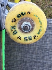 ALVA DOUBLE DIAMOND Indy 215 trucks Wedge Risers Dogtown K9 wheels Custom Grip