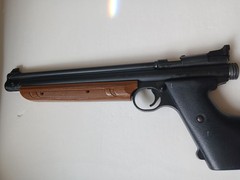 NOS CROSMAN AMERICAN CLASSIC 1377 AIR PISTOL W/ MODEL 1399 CUSTUM SHOULDER STOCK