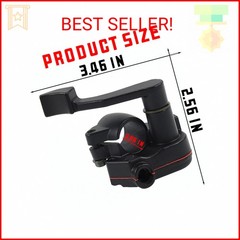 zipelo Thumb Throttle Cable, 7/8» 22mm Accelerator Control Handle Assembly, Alu