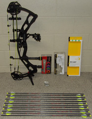 Hoyt Carbon RX-9 Bow Package- RedWrx RX9 -65 to 75 lb- Black – LEFT Handed