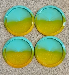 Doomsday Discs Retina Chemtrail YELLOW AND TEAL 172g NEW Disc *Lot of 4*