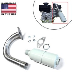 Exhaust / Muffler for minibikes: Subaru Robin EX17, EX13, EX21,EX27 & 6 HP SP170