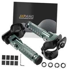 M8 Motorcycle Folding Rearsets Foldable Motorbike Footrest Type B Titanium