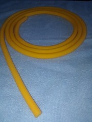6 Feet Natural Latex /Surgical Tubing 1/4″id x 1/16″ wall x 3/8″od New Yellow