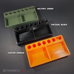 12-Gram C02 Cartridge Storage Tray for Airsoft Air Gun BB Pellet 3D Organizer