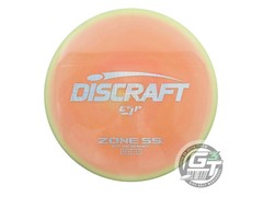 NOS Discraft ESP Zone SS 176g Lime-Orange Square Holo Foil Putter Golf Disc