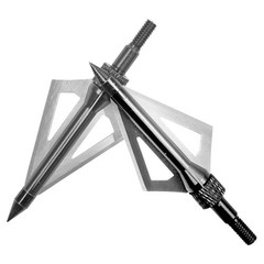 16Pcs Archery Broadheads 3Blade 100Grain Hunting Crossbow Compound Bow Arrow Tip