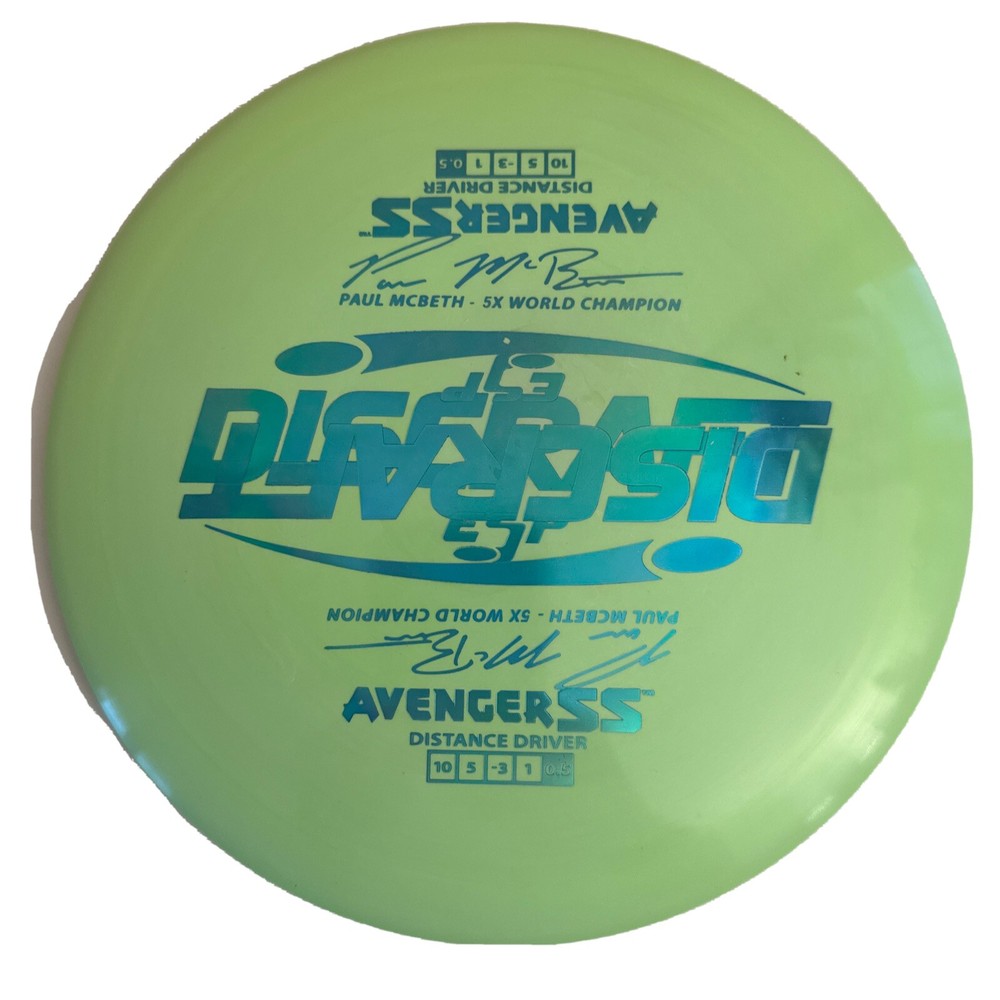 NEW Discraft Paul McBeth Signature 5x ESP Avenger SS Driver | Double Stamp