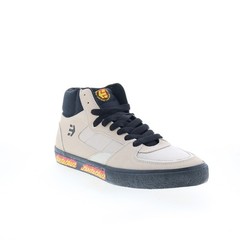 Etnies Screw Vulc Mid X Santa Cruz Mens Beige Skate Inspired Sneakers Shoes 9