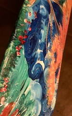 Landscape Painted Skateboard Deck Wall Art Paint Wall Art Not Signed