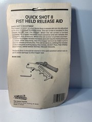 The Game Tracker Bowhunter 80# Release Aid NEW Vintage Adjustable Wrist Strap