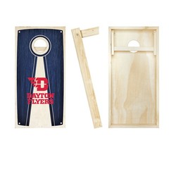 Cornhole Boards Skips Garage Dayton Flyers Stained Pyramid Outdoor Game