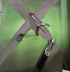 TruGlo – Titanium Mechanical Broadhead – 3 Blade – 100gr – 1.5″ cut