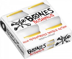 Bones Skateboard Truck Bushings Hardcore Medium 91A White – For 2 Trucks