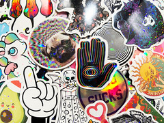 2000 Random Bulk Stickers Lot Fun Car Bottle Pack Bike Laptop Skin Decals