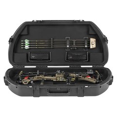 SKB Hard Protective Storage Case, Archery Bow & Arrow iSeries Shaped Case, Black
