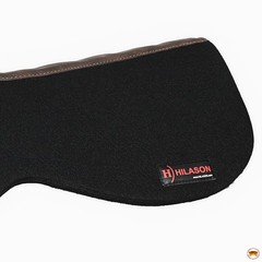 HS HILASON Western Horse Wool Felt Round Contoured Western Saddle Pad W/