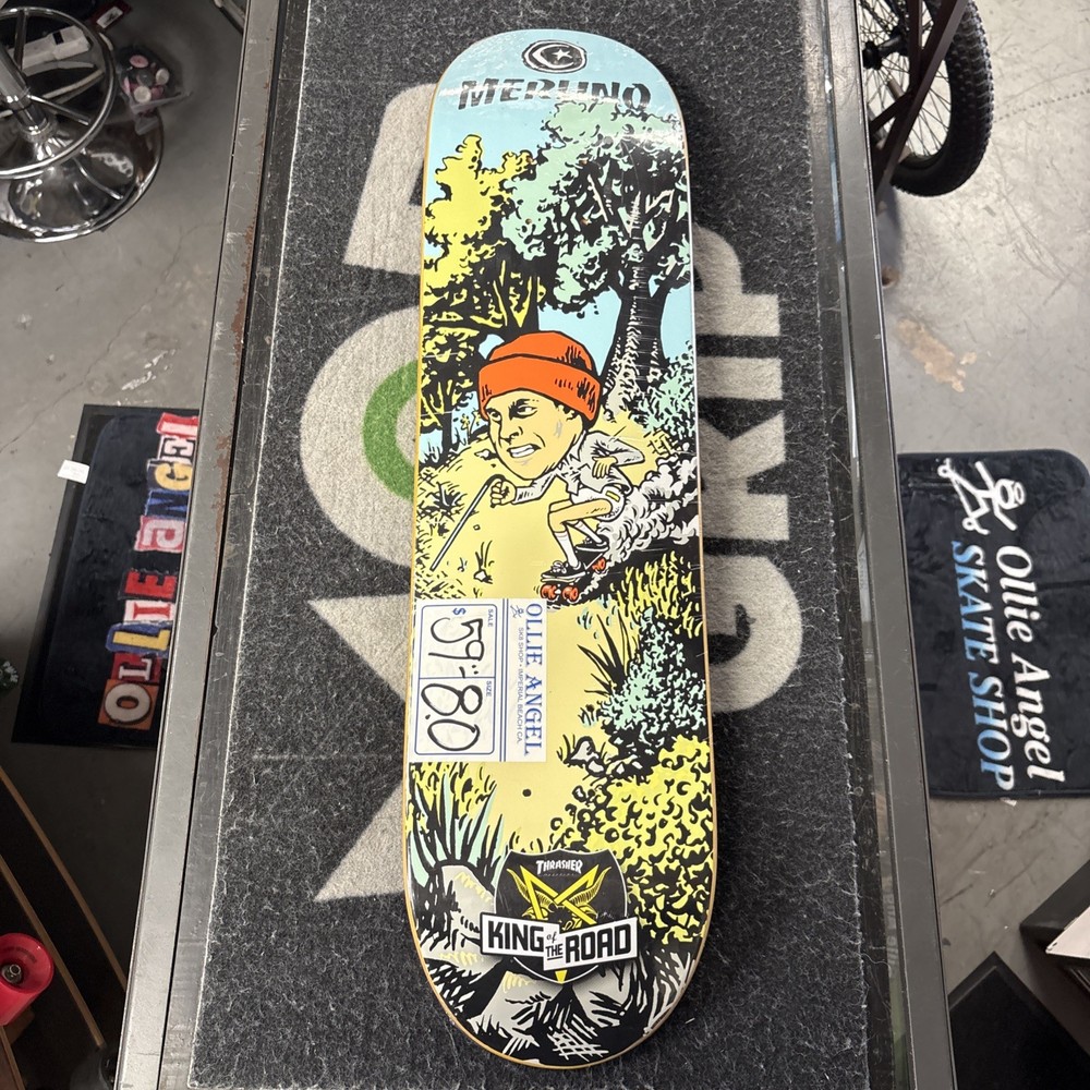 Nick Merlino Thrasher King Of The Road Foundation Skateboard Deck 8″ New