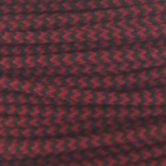 1′, 3′, 5′, 10′, 25′, 50′, 100′ Red/Black Speckled D Loop BCY #24 Rope Material