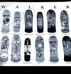 Vintage 1988 Walker Skateboards Tim Morris Sticker (Original Not A Reissue)