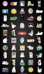 50 Piece Rip N Dip Decals for Car Laptop Guitar Skateboard Sticker