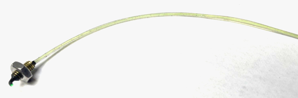 Davis .019 Green fiber optic pin/ 6″ tail for .75″ dia. davis recurve aperture