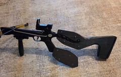 SAS Prophecy 80 Pound Self-cocking Pistol Crossbow v Red Dot Scope and Grip