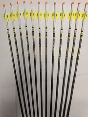 @NEW@ 12- Victory Archery RIP TKO Elite 300 Dipped/Crested Carbon Arrows