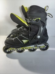 Rollerblade Macroblade 80 ALU Men’s Fitness Inline Skates – Black/Lime, Size 11