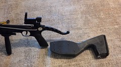 SAS Prophecy 80 Pound Self-cocking Pistol Crossbow v Red Dot Scope and Grip