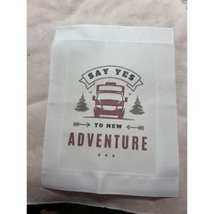 Say yes to new adventure yard flag